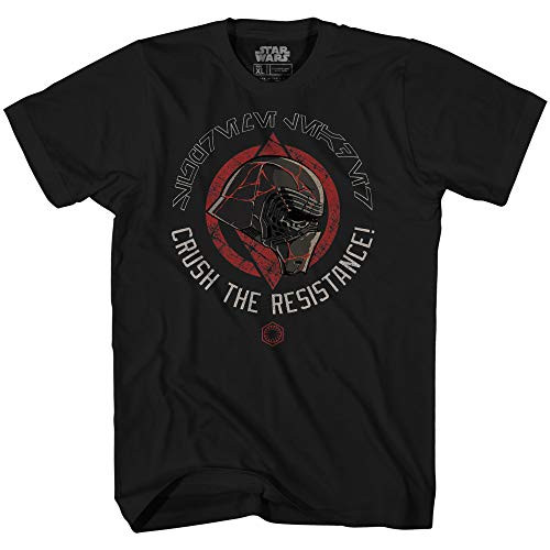 Star Wars Episode IX Rise of Skywalker Kylo Crush The Resistance T-Shirt-Black XXXL- Star Wars Episode IX Rise of Skywalker Kylo Crush The Resistance T-Shirt-Black XXXL-