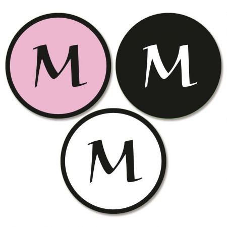 Personalized Bloom Initial Envelope Seals - Set of 144 Self-Adhesive  Flat-Sheet  1-1 2 inch Sticker Seals  By Colorful Images