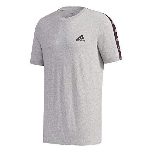 adidas mens Essentials Tape T-Shirt Medium Grey Heather Black X-Large