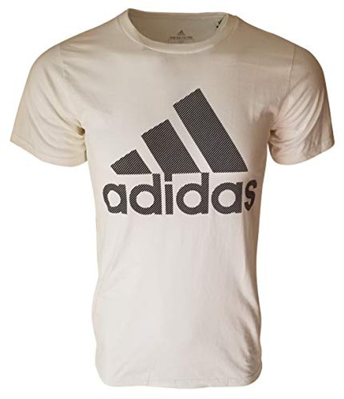 adidas mens Go-To Short Sleeve Tee White Dark Grey Large adidas mens Go-To Short Sleeve Tee White Dark Grey Large