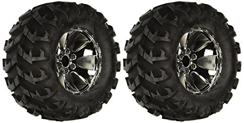 Redcat Racing V-Tread Wheels & Tires (2 Piece), Chrome