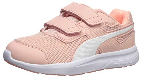 PUMA Men s Escaper MESH Velcro Sneaker  Peach Bud Whitebright Peach  11 M US Little Kid
