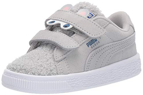 PUMA Baby Suede Winter Monster Hook and Loop Sneaker  High Rise-Galaxy Blue  10 M US Toddler