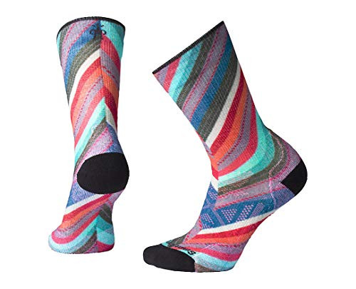 Smartwool PhD Outdoor Light Print Crew Deep Marlin SM -Women s Shoe 4-6.5-