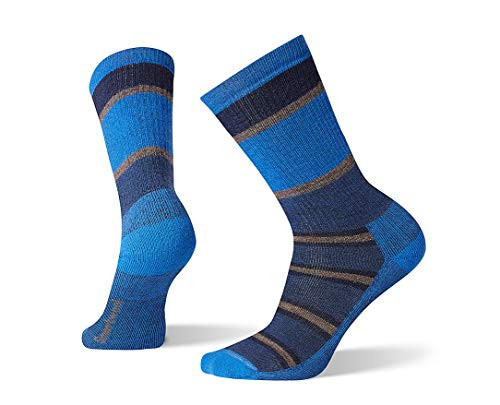 Smartwool Hike Medium Stripe Crew Alpine Blue MD -Men s Shoe 6-8.5-