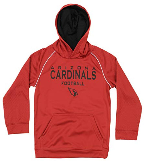 Outerstuff NFL Big Boys -4-18- Performance Team Color Textured Hoodie Arizona Cardinals Large -12-14- Outerstuff NFL Big Boys -4-18- Performance Team Color Textured Hoodie Arizona Cardinals Large -12-14-