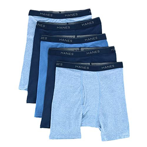 Hanes Mens ComfortSoft Boxer Briefs with Comfort Flex Waistband 5-Pack  XL
