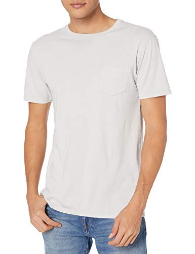 Quiksilver Men s Basic Washed Pocket Short Sleeve TEE  Micro Chip  L