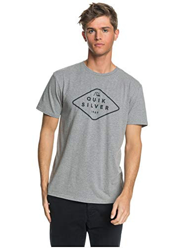 Quiksilver Men s Island Beat TEE  Medium Grey Heather  S