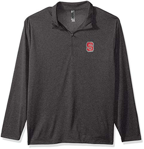 Ouray Sportswear NCAA North Carolina State Wolfpack Men s Confluence 1 4 Zip Hood Athletic Heather Medium Ouray Sportswear NCAA North Carolina State Wolfpack Men s Confluence 1 4 Zip Hood Athletic Heather Medium