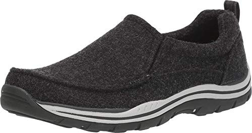 Skechers mens Wash-A-Wools  Expected - Pitzen   Black   11 medium US