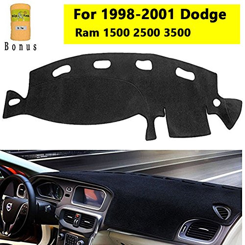 Big Ant Carpet Dashboard Cover for Dodge Ram 1500 2500 3500 1998-2001 Carpet Dash Mat, Custom Fit Dashboard Protector, Easy Installation, Reduces Glare, Eliminates Cracking