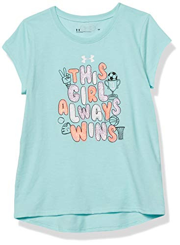 Under Armour UA This Girl Always WINS SS  Aqua Float  6X