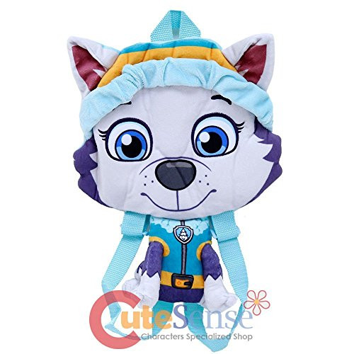 Paw Patrol Everest Plush Doll Backpack 14" Flat Plush Girls Costume Bag