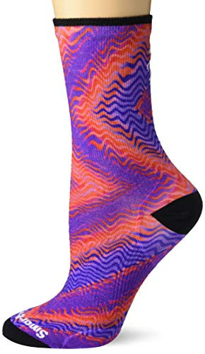 Smartwool PhD Run Ultra Light Print Crew Meadow Mauve LG -Women s Shoe 10-12.5-