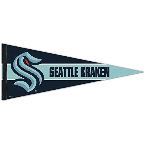 WinCraft NHL Seattle Kraken Pennant 12x30 Premium Team Colors One Size WinCraft NHL Seattle Kraken Pennant 12x30 Premium Team Colors One Size