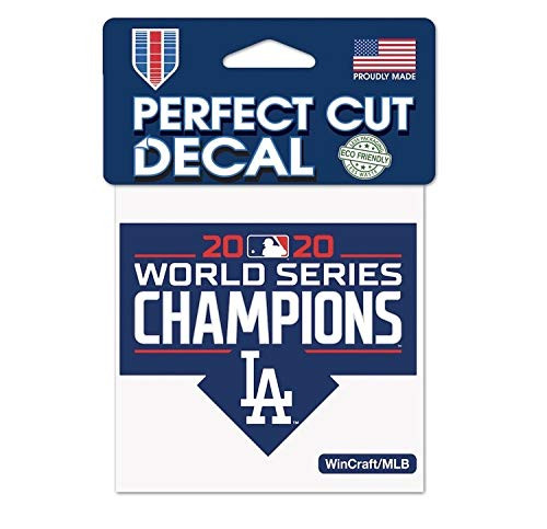 WinCraft 2020 World Series Champions Los Angeles Dodgers 4x4 Decal WinCraft 2020 World Series Champions Los Angeles Dodgers 4x4 Decal