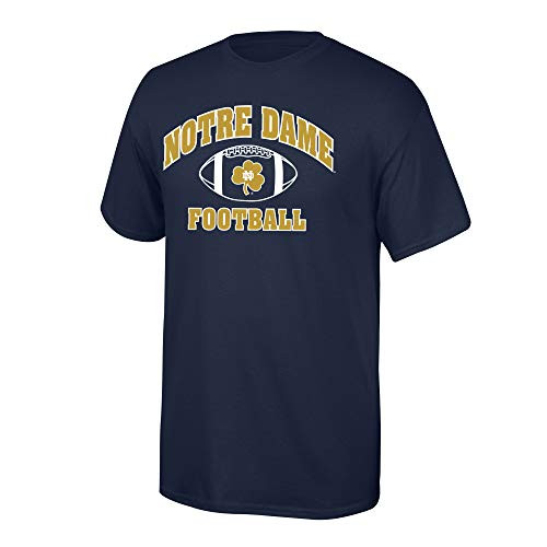 Elite Fan Shop Notre Dame Fighting Irish Men s Team Color Football T-Shirt  Large