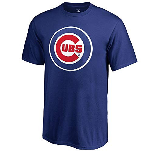 Outerstuff MLB Boys Youth 8-20 Team Color Primary Logo T-Shirt -Chicago Cubs  Youth Medium 10-12-