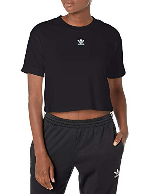 adidas Originals womens Crop Top Black Small adidas Originals womens Crop Top Black Small