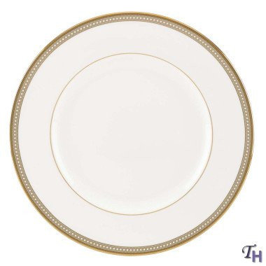 Lenox Jeweled Jardin White/Gold China Dinner Plate