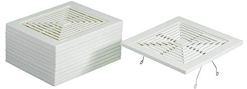 Broan-NuTone BP46 Fan Spring Mounted Grille  Pack of 1  White - 1