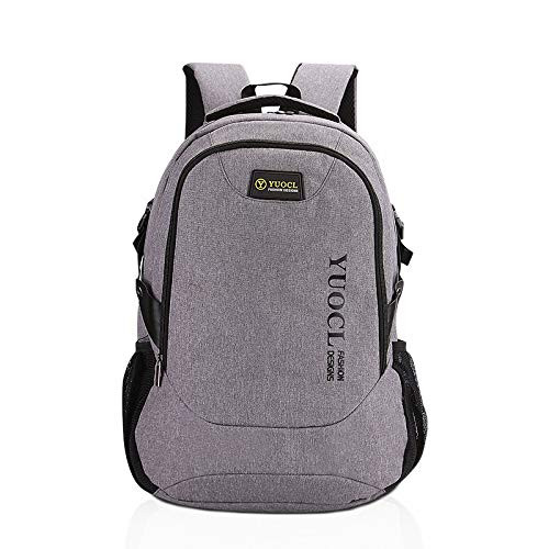 Travel Laptop Backpack Business Anti Theft Slim Durable Laptops Backpack Water Resistant College School Computer Bag Gifts for Men and Women Fits 15.6 Inch Notebook -Grey- Travel Laptop Backpack Business Anti Theft Slim Durable Laptops Backpack Water Resistant College School Computer Bag Gifts for Men and Women Fits 15.6 Inch Notebook -Grey-