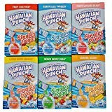 Hawaiian Punch Singles to Go Sugar Free Packets Variety 8 Ct 6 Boxes - PACK OF 2