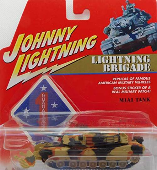 M1A1 Abrams Tank Johnny Lightning Brigade 1 64 Scale die-cast Bonus Sticker of Real Military Patch