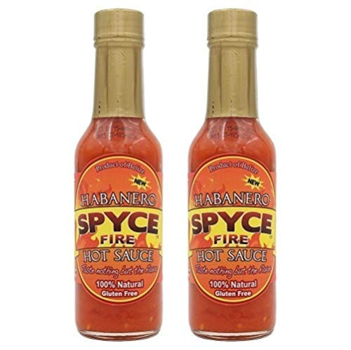 Spyce Fire Habanero Hot Sauce  5 Fl Oz Each -2 Pack-