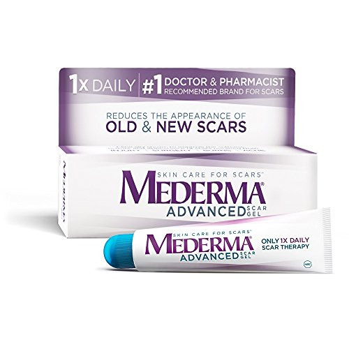 Mederma Advanced Scar Gel - 1x Daily  Use less  save more - Reduces the Appearance of Old  and  New Scars -  1 Doctor  and  Pharmacist Recommended Brand for Scars - 0.7 ounce  0.7 Ounce