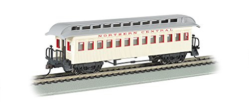 Bachmann Industries Coach Northern Central Rr Ho Scale Old-Time Car with Round-End Clerestory Roof