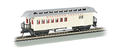 Bachmann Industries Combine Northern Central Rr Ho Scale Old-Time Car with Round-End Clerestory Roof
