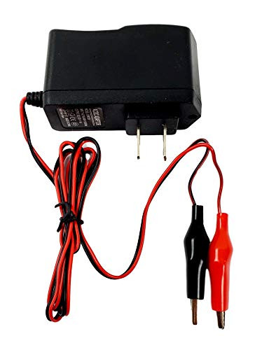Battery Charger 12V 1A Sealed Lead Acid Battery -SLA- Smart Charger With Alligator Clips