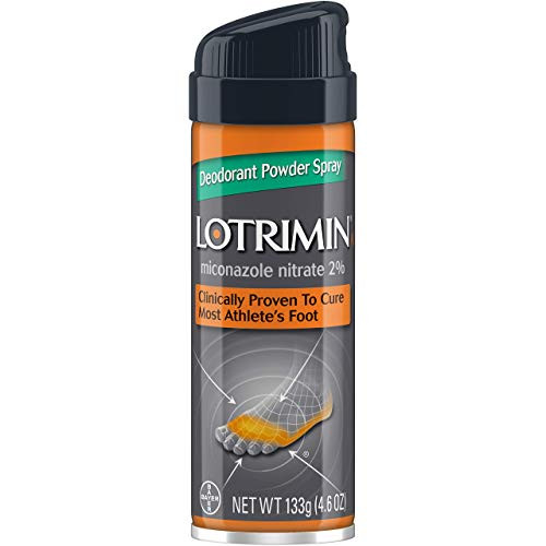 Lotrimin AF Deodorant Powder Spray 4.60 oz -Pack of 2-