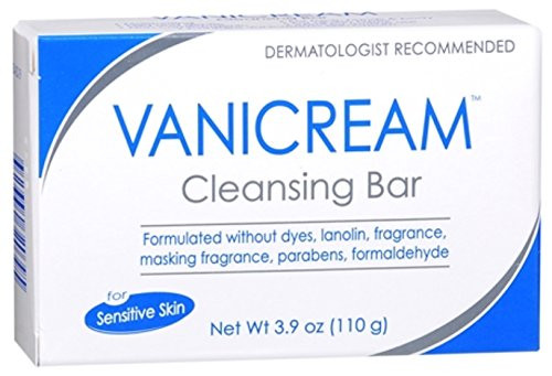 Vanicream Cleansing Bar for Sensitive Skin  3.9 oz Per Bar -4 Bars-