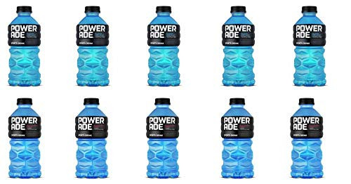 LUV BOX-Variety Powerade Pack  28oz  10 Pack  Mountain Berry  Blue Raspberry Cherry