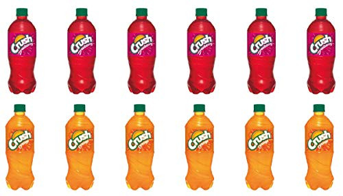 LUV BOX - Variety Crush pack   20 oz Bottles   pack of 12  Strawberry  Orange