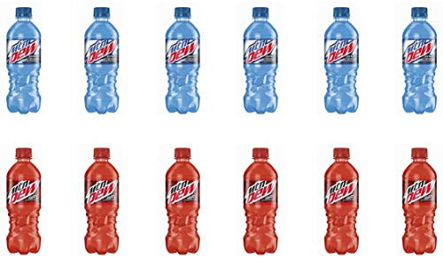LUV BOX - Variety Mtn Dew pack   20 oz Bottles   pack of 12   Voltage Raspberry Citrus   Code Red