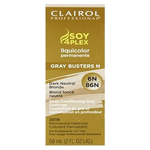 Clairol Professional Liquicolor 6N 86N Dark Neutral Blonde  2 oz -Pack of 4-