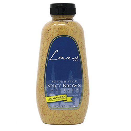 Lars Own - Swedish Style Spicy Brown Mustard  12oz