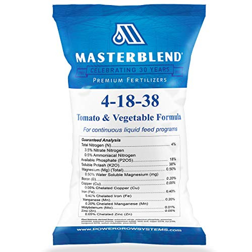 MasterBlend 4-18-38 Tomato  and  Vegetable Fertilizer - Bulk 1  5 or 25 Pounds -1 Pound-