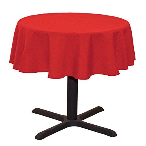 Tablecloth Polyester Round 36 Inch Red by Broward Linens Tablecloth Polyester Round 36 Inch Red by Broward Linens