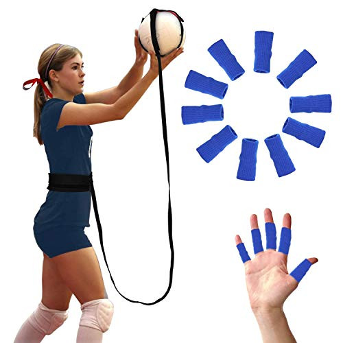 Tushemall Volleyball Training Equipment Aid Perfect Volleyball Set Solo Practice Serving and Spike Trainer for Beginners  and  Pro