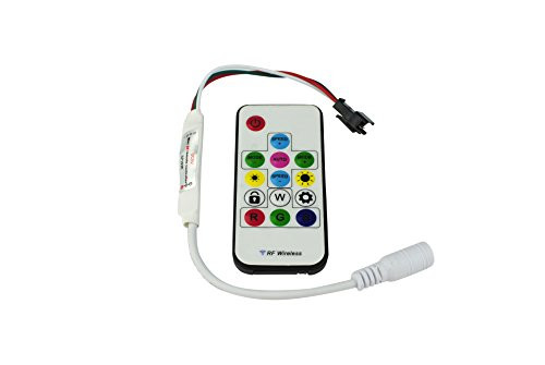 Bsod SP103E 14Keys MINI-RF Led RGB Controller 300 kinds of changes Wireless Digital RF Led controller for Color LED Strip led Light WS2812 DC 5V 14keys RF controller-