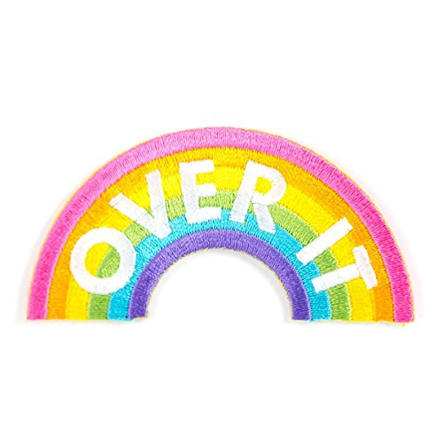 These Are Things Over It Embroidered Iron On or Sew On Patch