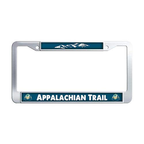 Framespolishisf Appalachian Trail License Plate Frame Stainless Steel Car Auto Tag Frame