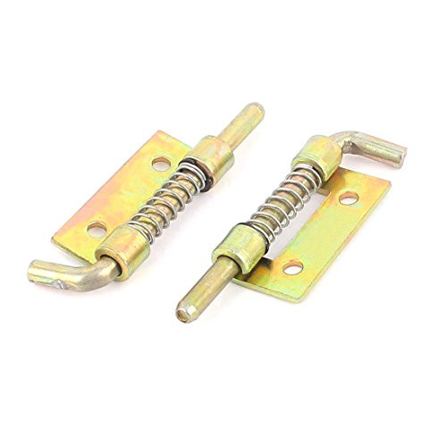 uxcell 4pcs Cabinet Door 55mm Long Spring Loaded Metal Left Barrel Bolt Latch