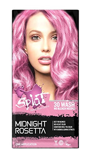 Splat - Midnight Rosetta - 30 Wash - No Bleach - Pink Semi-Permanent Hair Dye