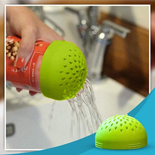 Multi-use Mini Colander  Micro Kitchen Colander Food Mesh Colander  Portable Mini Can Drainer  for Drain Chickpeas  Kidney Beans and Tinned Fruit - Quick Draining  Strain and Contain Food